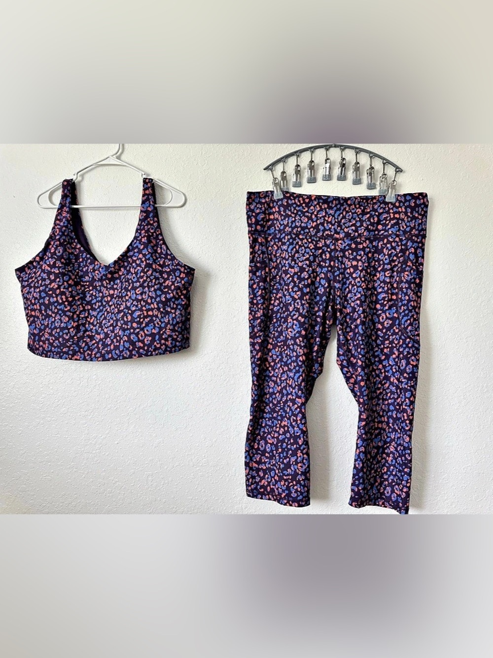 Old Navy Active Powersoft High-Rise Leggings Set High-Rise Printed Active Set